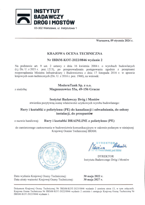 IBDiM ocena techniczna